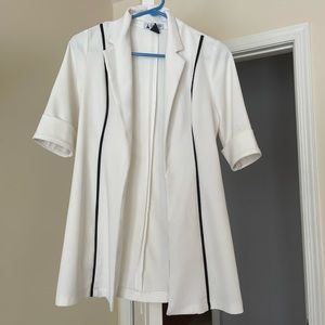 White light weight blazer